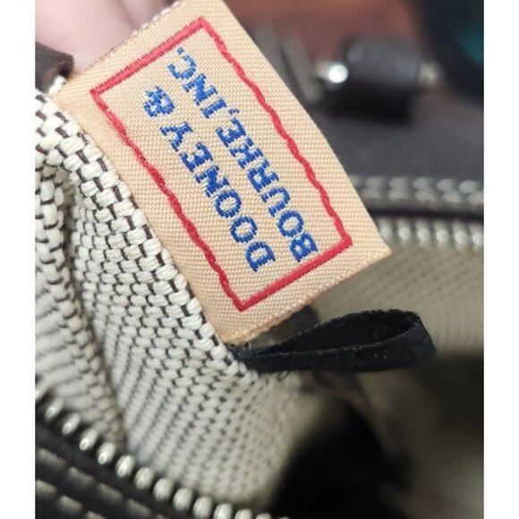 Dooney & Bourke Brown Pebbled Leather Shoulder Bag - Picture 9 of 16